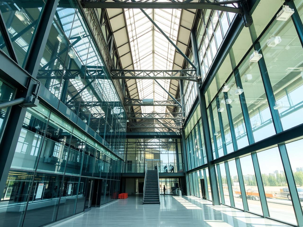 Office Glass Atrium Build